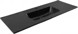 Раковина Aquanet Flat 120 329258 прямоугольная, Черная матовая
