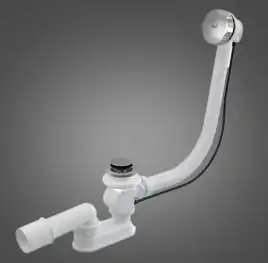 Слив-перелив для ванны Kolpa San QUAT A55K-65 полуавтомат, Хром