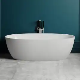 Ванна Salini ALDA 160х80 101923M из материала S-Stone, Белая матовая