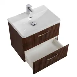 Тумба под раковину BelBagno DUE-800-2C-SO-NOCE-P подвесная Noce