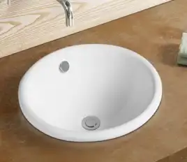 Умывальник CeramaLux 1203 500х420х215 Полувстраиваемая цвет Белый