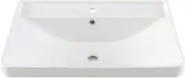 Раковина Aquanet Ирис 70 301804 прямоугольная, Белая глянцевая