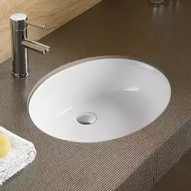 Раковина Ceramalux 540QA 575х385х200 Полувстраиваемая цвет Белый