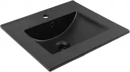 Раковина Aquanet Flat 50 329252 прямоугольная, Черная матовая