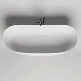 Ванна Salini NOEMI 185х80 101811SM из материала S-Stone, Белая матовая