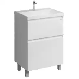 Тумба под раковину Grossman Меркадо 70 напольная, белая матовая (107072)