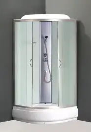 Душевая кабина Loranto 80х80 средний поддон, матовое стекло, профиль Хром, CS-6680-25 F