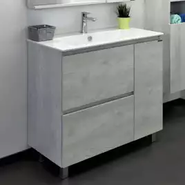 Тумба с умывальником Comforty Верона 90 Дуб белый, 00-00001972
