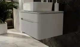 Тумба под раковину Jorno SHINE 75 Shi.01.75/P/W Белая