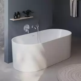 Акриловая ванна BelBagno 180х80 BB705-1800-800, отдельностоящая, Белая глянцевая