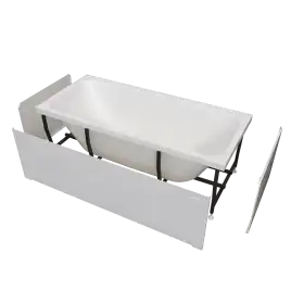 Акриловая ванна Radomir Прованс 170х75 (1-01-0-0-1-193), на каркасе, белая