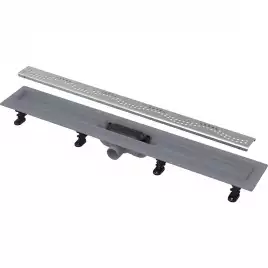 Душевой лоток AlcaPlast APZ8-850M Simple с перфорированной решеткой / Нержавеющая сталь