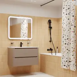 Смеситель для ванны IDDIS Ray RAYBL02i02WA  цвет, Матовый черный