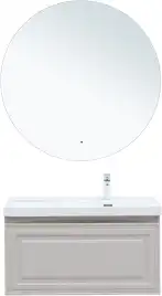 Тумба под раковину Aquanet Агата 90 бежевый, 345488