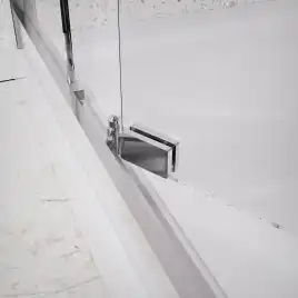 Душевой уголок Azario 90х90 AZ-L47-90-MGR-CL, профиль графит матовый, стекло Прозрачное