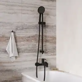 Смеситель для ванны IDDIS Aiger AIGBL00i02WA  цвет, Матовый черный