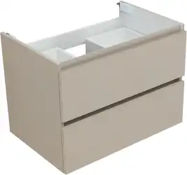 Тумба под раковину Aquanet Вега 2.0 70 бежевый, подвесная, 337942