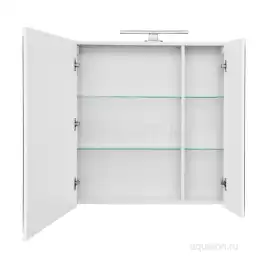 Зеркало-шкаф Aquaton Нортон 80 1A249202NT010  цвет, белый