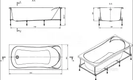 Акриловая ванна Roca BeCool 190х90 ZRU9303020 прямоугольная, Белая