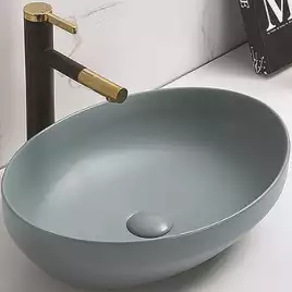 Раковина накладная CeramaLux 500х360х150 78590MLG, цвет Зеленый