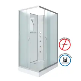 Душевая кабина Niagara Classic 90х70х200 NG-43975-14QBKG низкий поддон, с гидромассажем, 439753QBKG