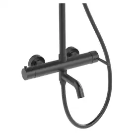 Душевая система AVS Slimmer 811-122-GM, оружейная сталь