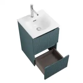 Тумба под раковину BelBagno UNO-MINI-400-2C-SO-AO подвесная, Голубой Матовый