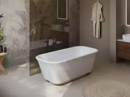 Акриловая ванна BelBagno 170х80 BB702-1700-800-K, отдельностоящая, Белая глянцевая