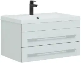 Тумба под раковину Aquanet Верона 75 белый (подвесная 2 ящика) 176669