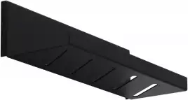 Полка Aquanet Магнум 30x80 черная матовая, открытая