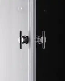 Душевая кабина Loranto 100х80 CS-5180-13R G, низкий поддон, цвет профиля сатин