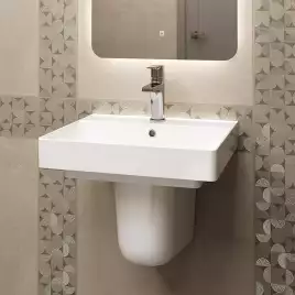 Полупьедестал Kerama Marazzi PRO подвесной, белый глянцевый, PRO.hcol.02