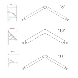 Универсальная декоративная планка Ravak 11/2000 белая XB462000001