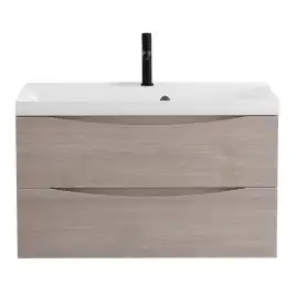 Тумба под раковину BelBagno MARINO-900-2C-SO-RG-P подвесная Rovere Grigio