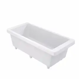 Ванна из литьевого мрамора  Aqua de Marco NESTOR 177х80 Белая 1180WNES