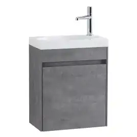 Тумба под раковину BelBagno PIETRA MINI-460-1A-SO-SCM-R подвесная Stucco Cemento