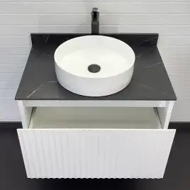 Тумба с умывальником Comforty Марсель 75 Белый, 00-00012270