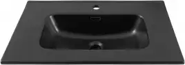 Раковина Aquanet Flat 70 329254 прямоугольная, Черная матовая