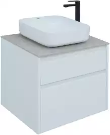 Тумба под раковину Aquanet Nova Lite 60 белый (2 ящика) 242575