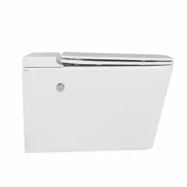 Подвесной унитаз ABBER Rechteck AC1202P с импульсным смывом, с сиденьем микролифт, белый
