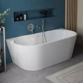 Акриловая ванна BelBagno 170х79 BB710-1700-800, отдельностоящая, Белая глянцевая