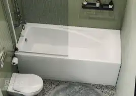 Акриловая ванна Roca HALL 170х75 ZRU9302768 прямоугольная, Белая