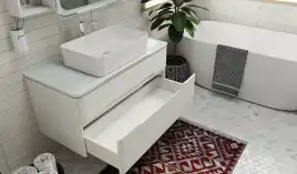 Тумба под раковину Jorno BOSKO 100 Bos.01.100/P/W Белая