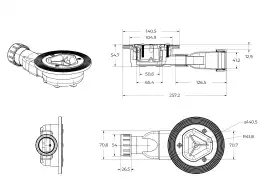 Душевой поддон BelBagno UNO 120х80 из искусственного камня, TRAY-MR-UNO-AH-120/80-35-W-NO, Белый