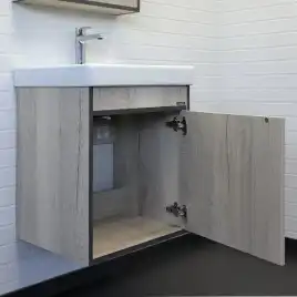 Тумба с умывальником Comforty Вена 55 Дуб дымчатый, 00-00008928