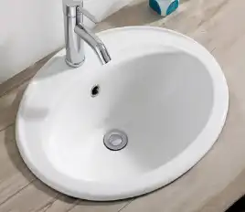 Умывальник CeramaLux 9413 560х480х190 Полувстраиваемая цвет Белый