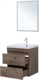 Тумба под раковину Aquanet Нота New 60 дуб веллингтон табак 334191