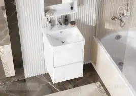 Тумба под раковину Aquaton Сканди 45 1A251601SD010 подвесная цвет, белый