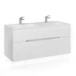 Тумба под раковину Jorno MODUL 120 Mоl.01.122/P/W Белая