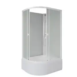 Душевая кабина Niagara Promo 90х80х195 P90/80/40R/MT/BK высокий поддон, без гидромассажа